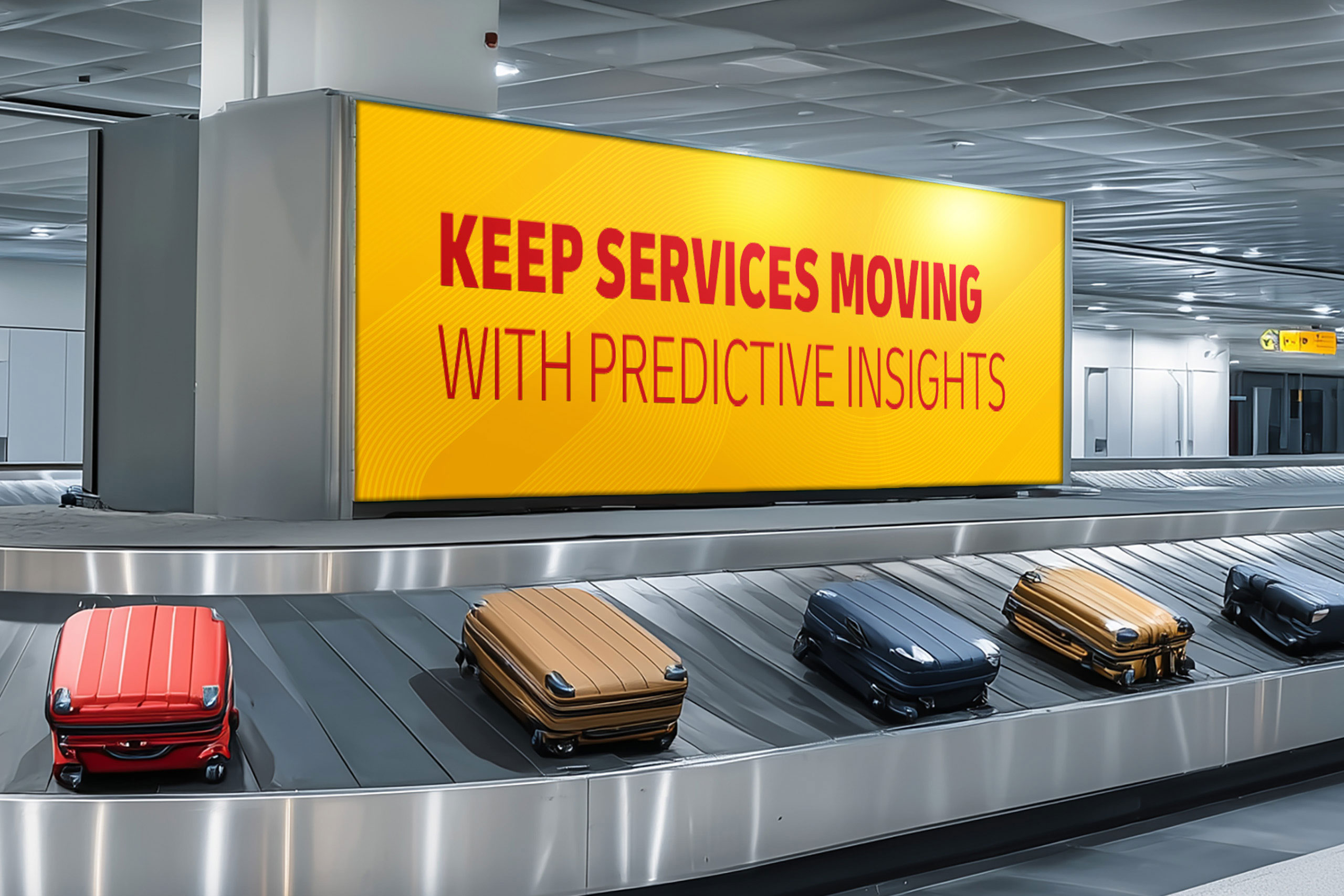 Keep services moving with predictive insights - airport logistics