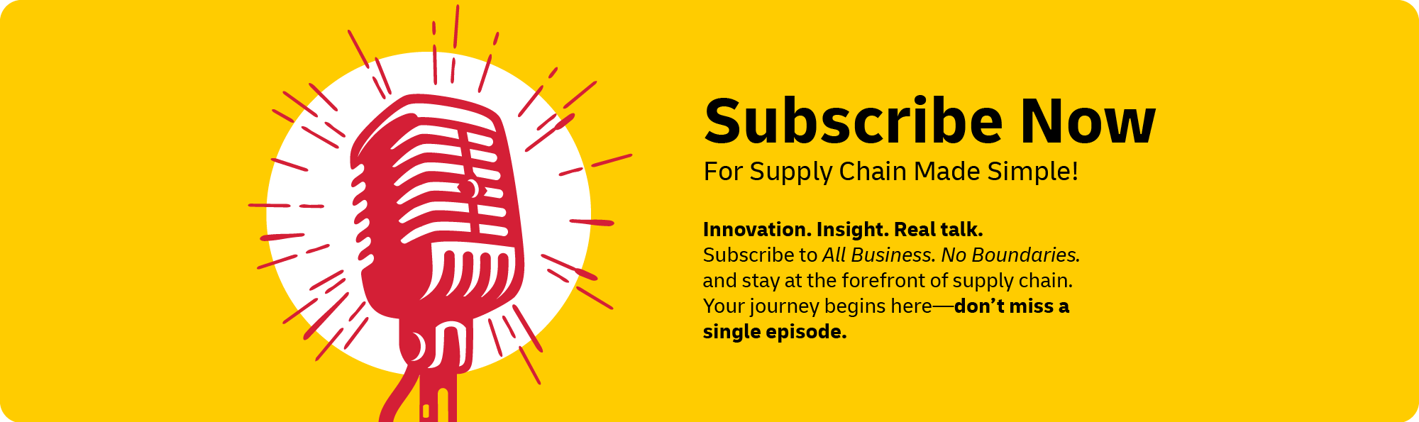 Subscribe Now Banner