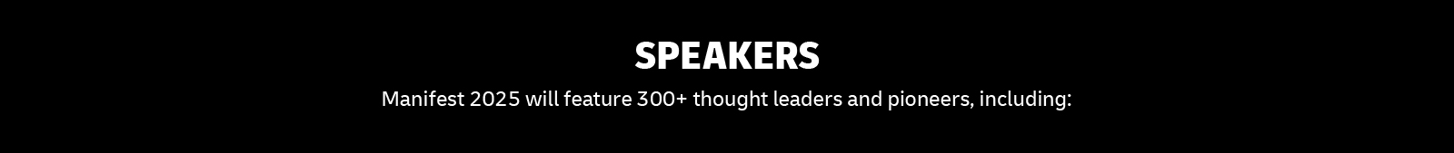 Speaker Banner