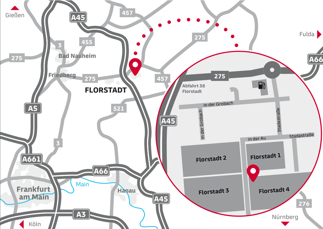 Florstadt Satelite Map Image