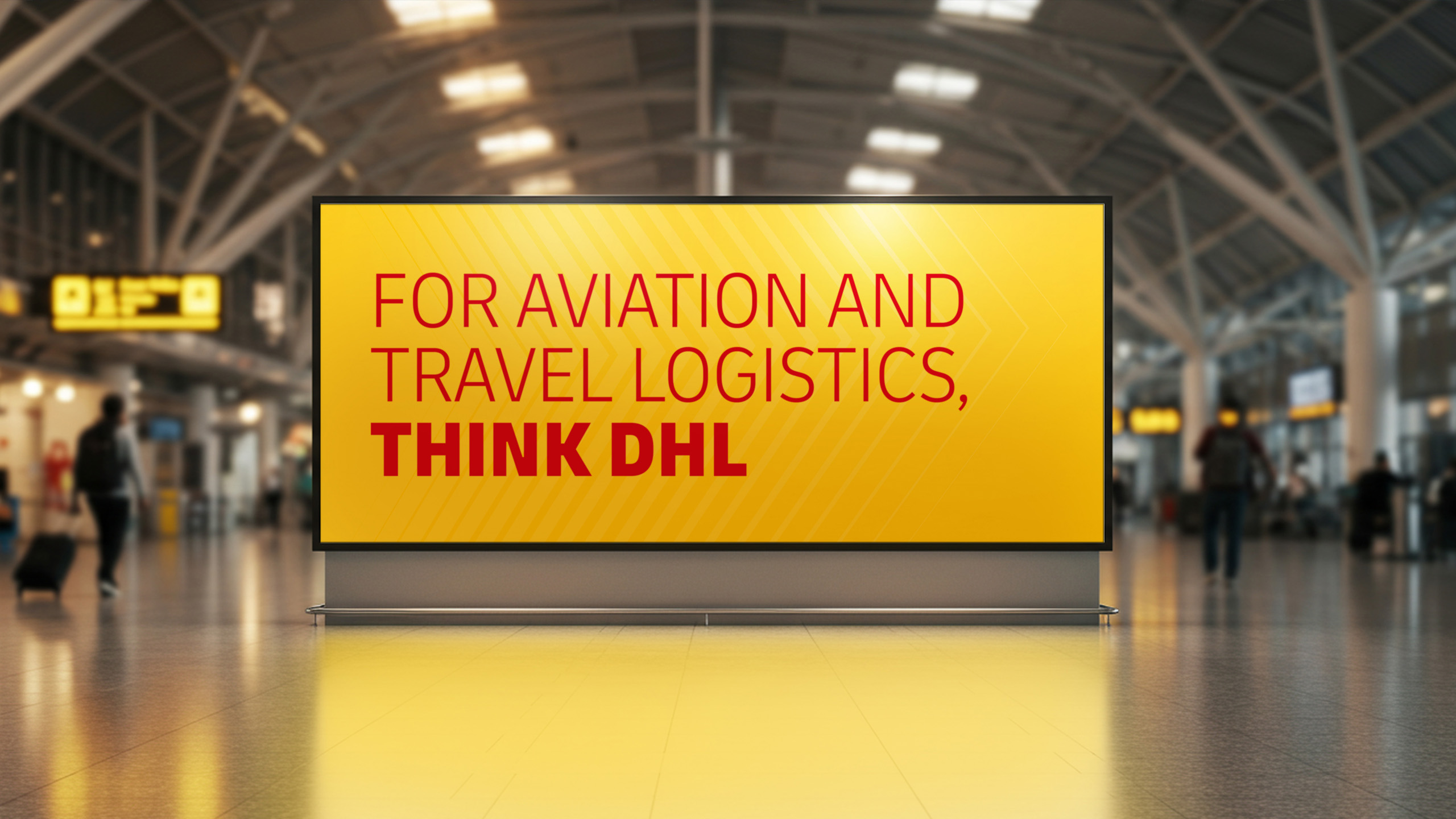 For Aviation and Logistics, think DHL header