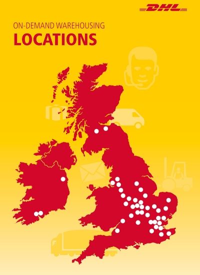 On demand warehousing locations