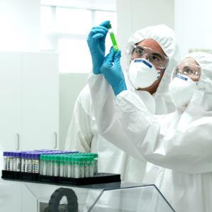  Medical Device Logistics. Image of a patient using a glucometer.