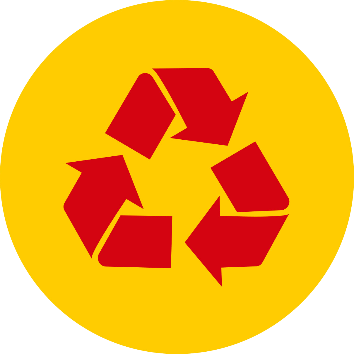 Recycled old packaging