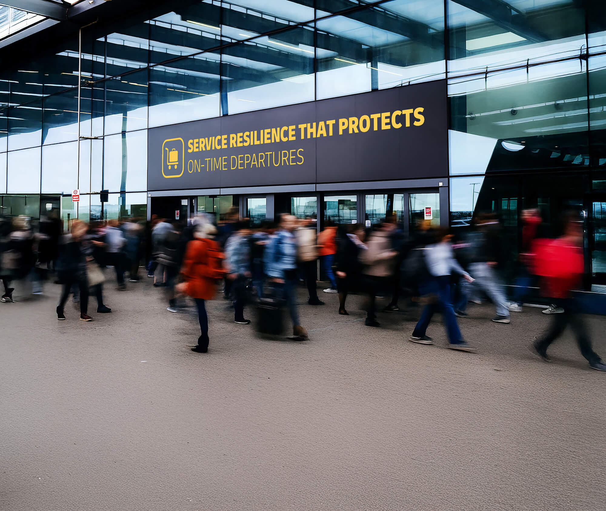 Service resilience that protects on-time departures - Airport logistics